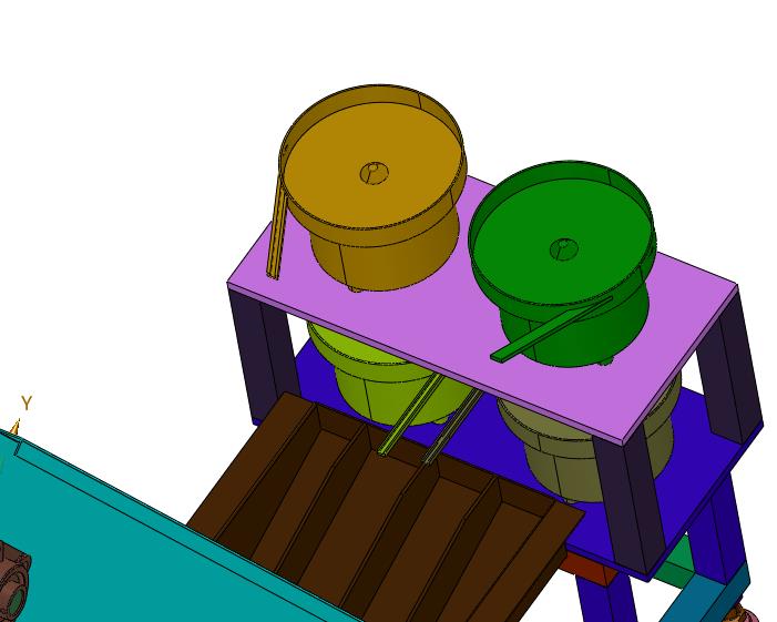 振动盘定量零件入盒输送设备