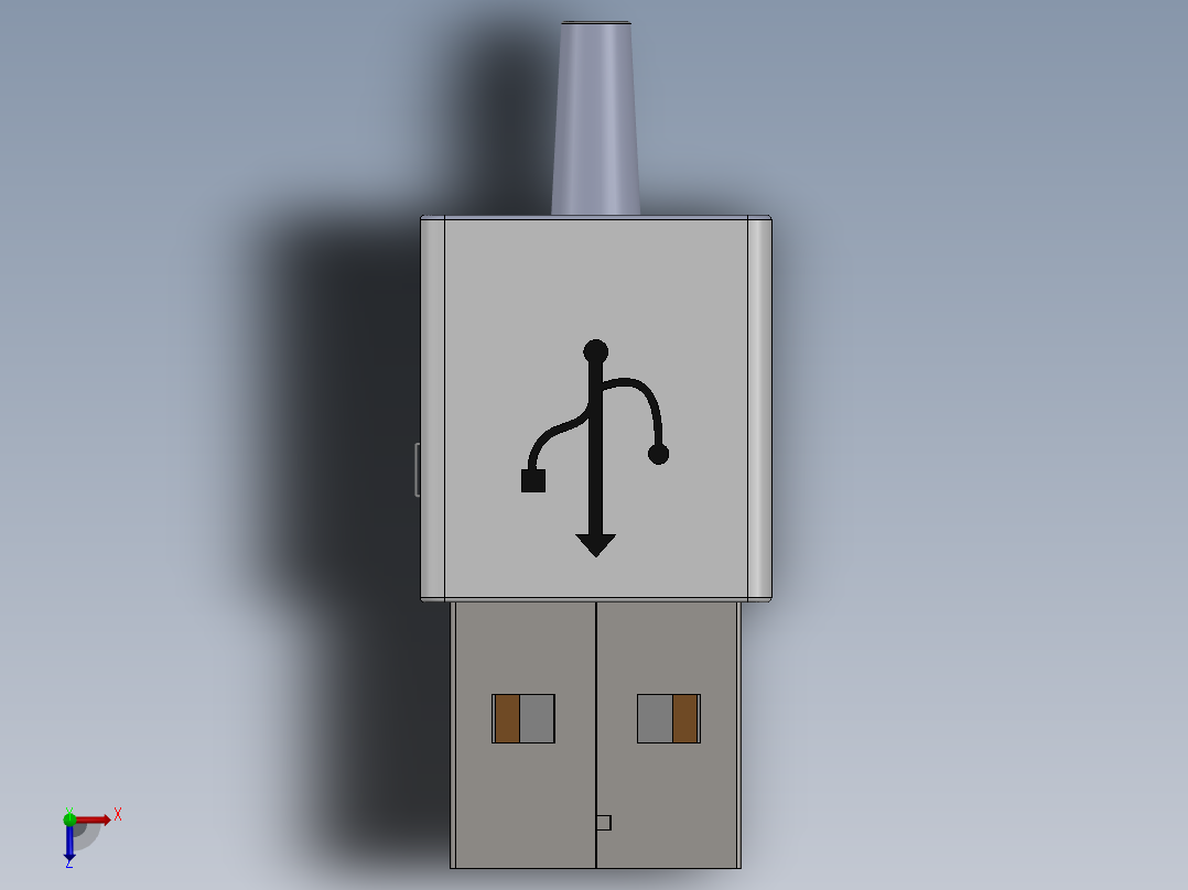 usb 8俯视图