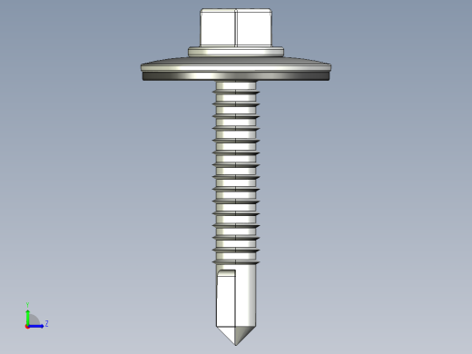 紧固件-STEP Drill-Tip Screw-01左视缩略图