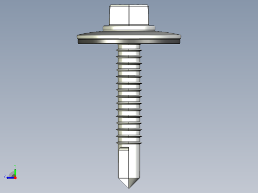 紧固件-STEP Drill-Tip Screw-01右视缩略图