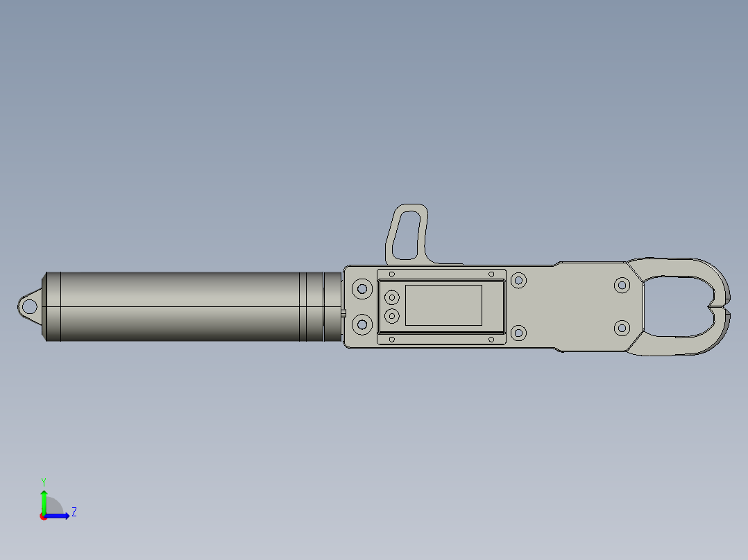 带称重的控鱼器==1559933== 三维通用格式左视图