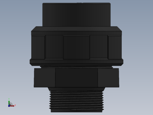 PVC接头50mm前视缩略图