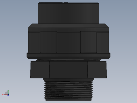 PVC接头50mm后视缩略图