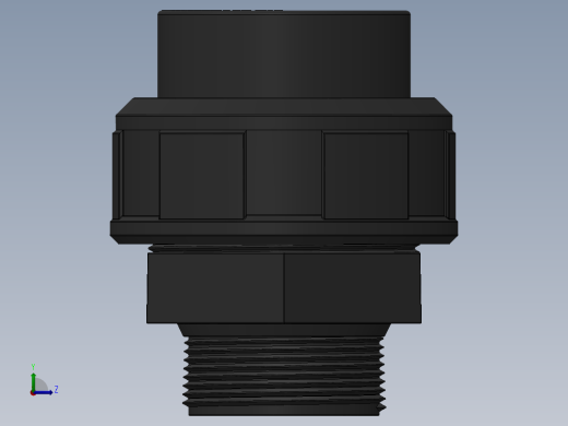 PVC接头50mm左视缩略图