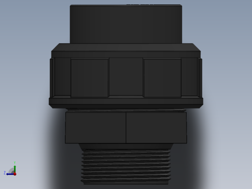 PVC接头50mm右视缩略图