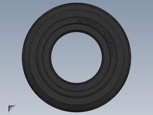 PVC接头50mm俯视缩略图