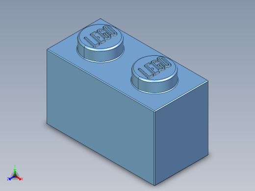 乐高套装 4421基本积木-4179833 - 3004 Medium Blue Brick 1 x 2.STEP