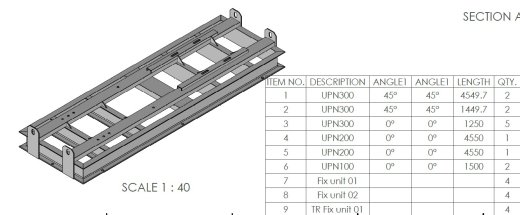 电动发电机 400kWt 的焊接框架设计缩略图