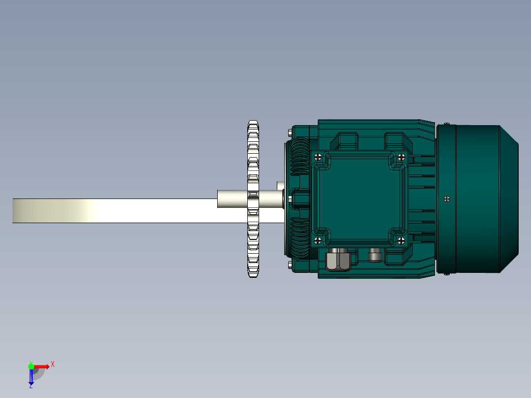 绞车 卷扬机 (9)俯视图