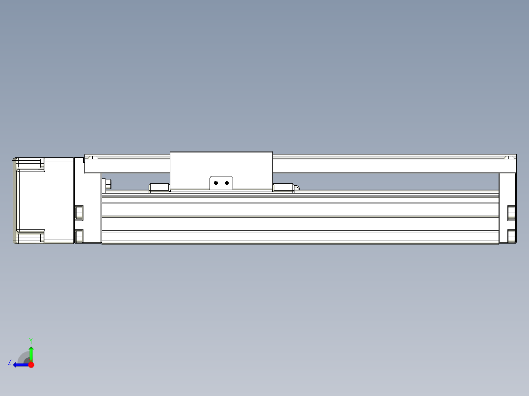 TPA-KNR-86E-1610C-L150A1-ML-P10-N3线性模块铝制底座右视图