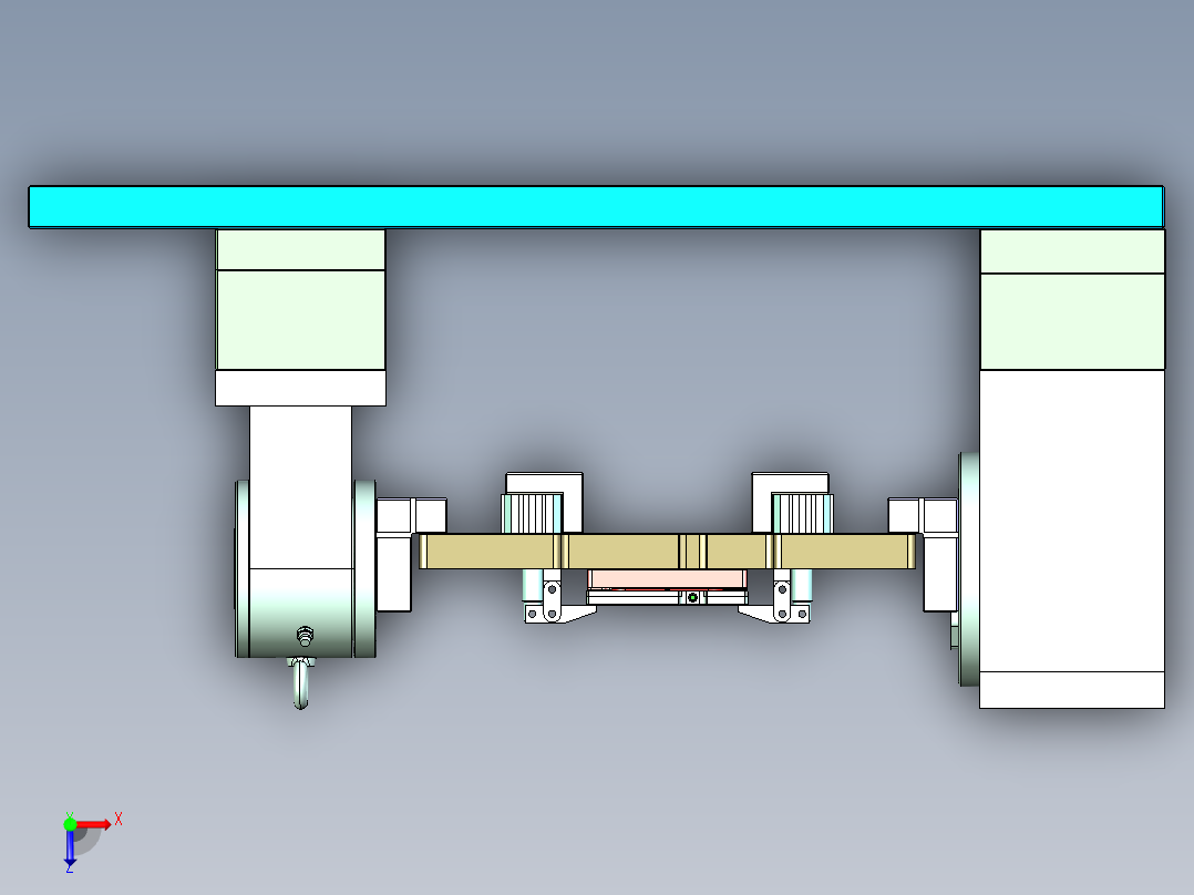 X1-笔记本CNC工装夹具三维模型CNC3.5-0512俯视图