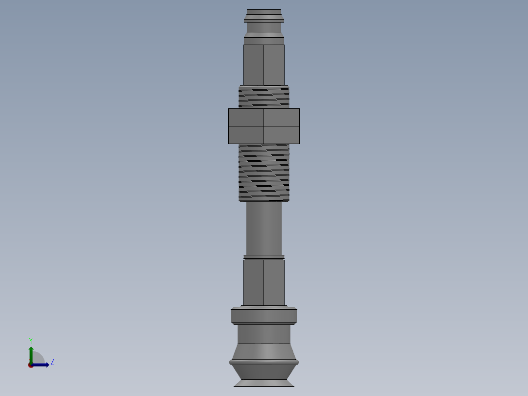缓冲型风琴吸盘 ZPT系列 11款左视图