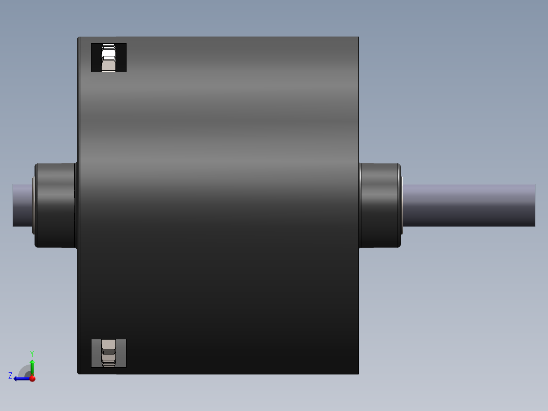 链传动差速器结构右视图
