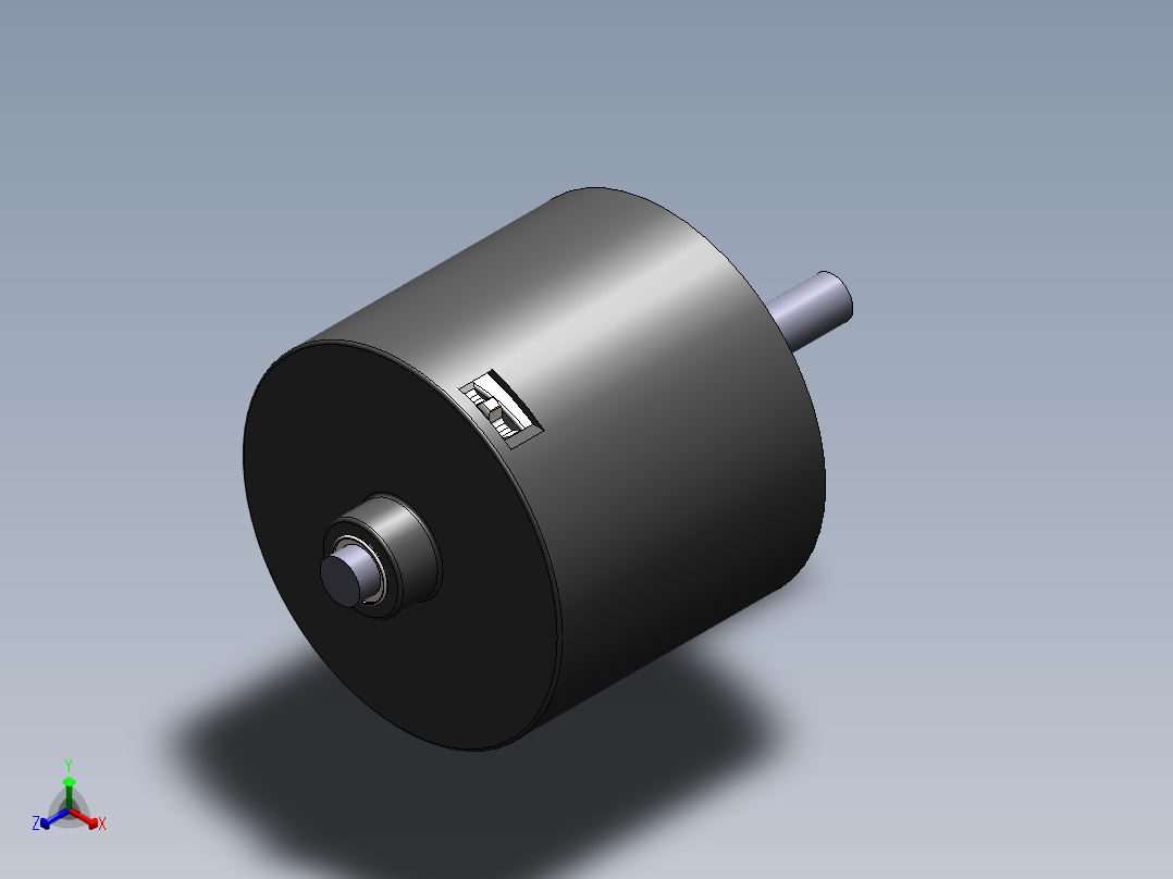 链传动差速器结构正等轴测图