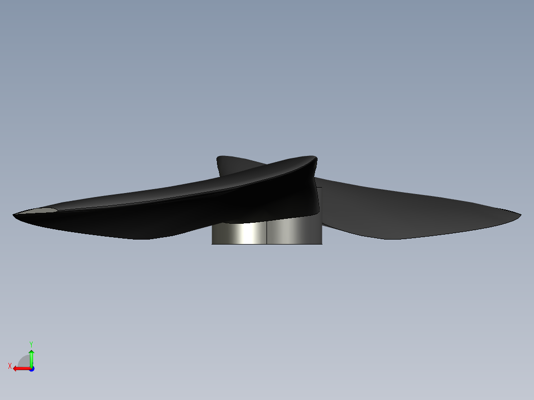 螺旋桨(145)后视图