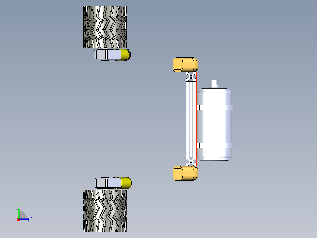 B3003981-农业喷洒车辆左视图