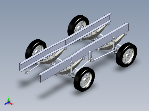 B3003686-用于8x4自卸车的双摆杆转向连杆系统