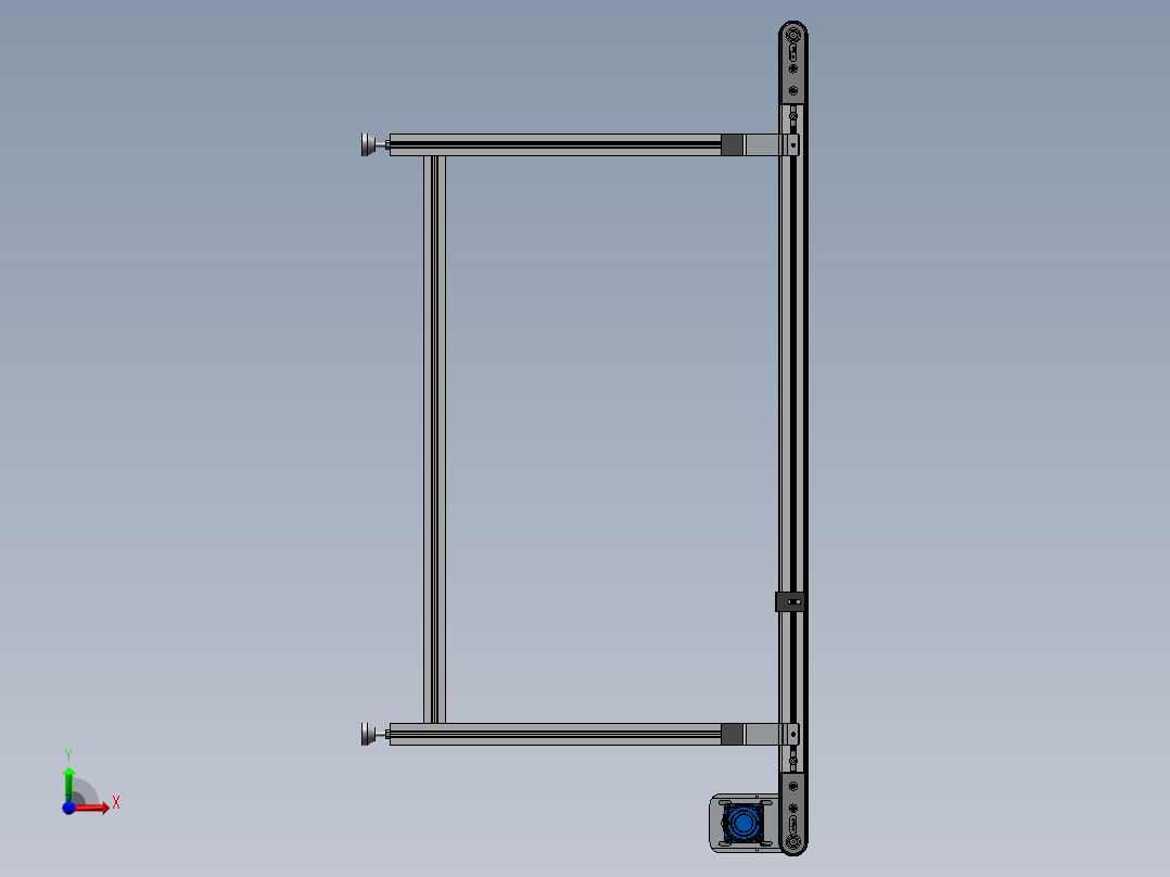 同步带传送前视图