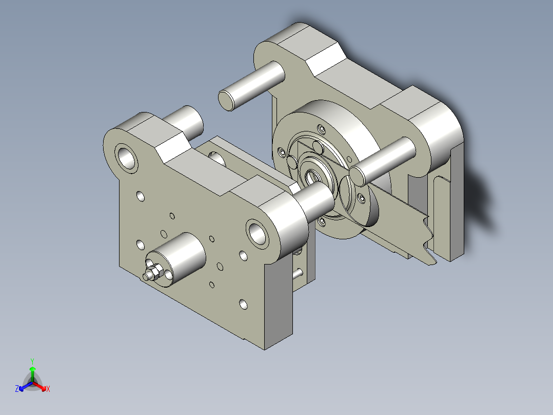 封盖落料 冲孔 拉深 翻边复合模