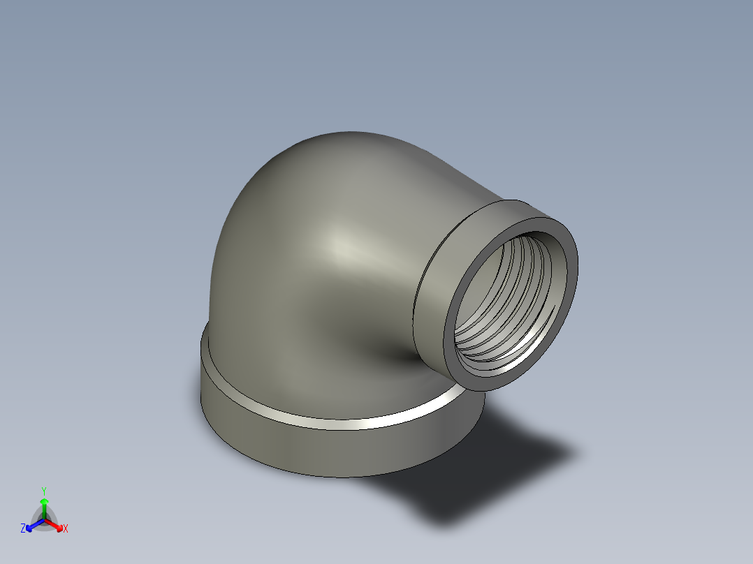 螺纹管弯头-异径内丝 DN25-DN15