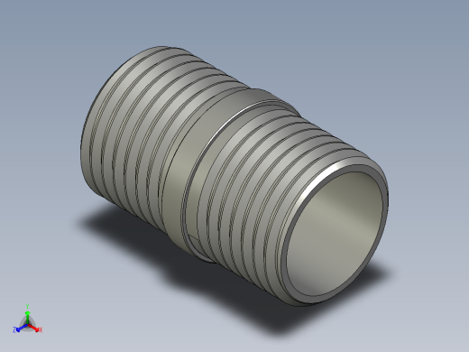 螺纹管对丝-圆边等径 DN15