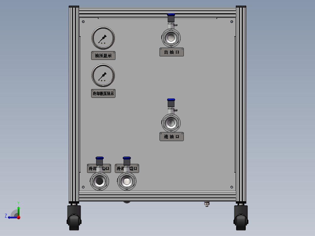 99式主战坦克 3D模型（UG(NX)设计右视图