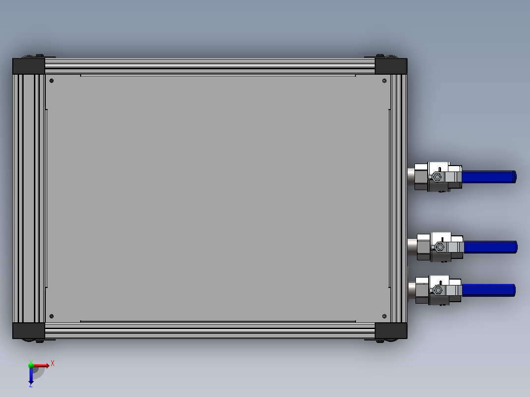 99式主战坦克 3D模型（UG(NX)设计俯视图