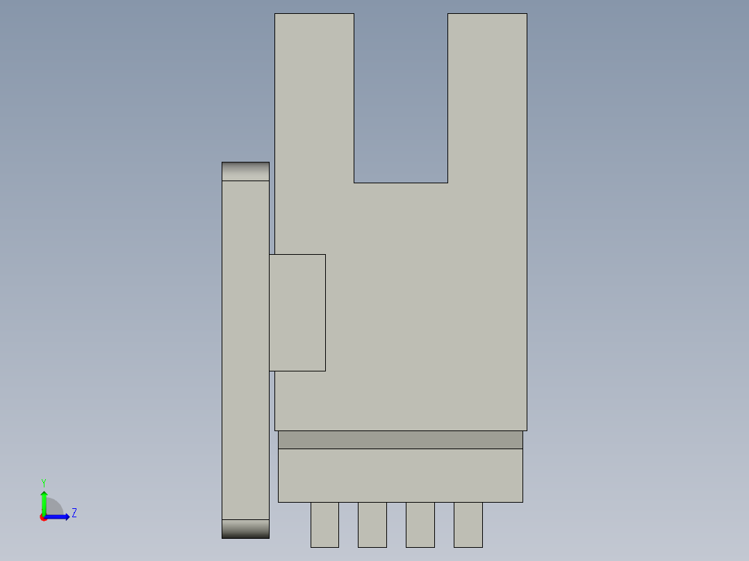 _X2_59167F6E514996FB7D44_X0_(A)YQJ1929B168D-TL40-S550-B1-HC400W(2)_YQJ1929B168D-TL40-S550-B1-HC400WZB左视图