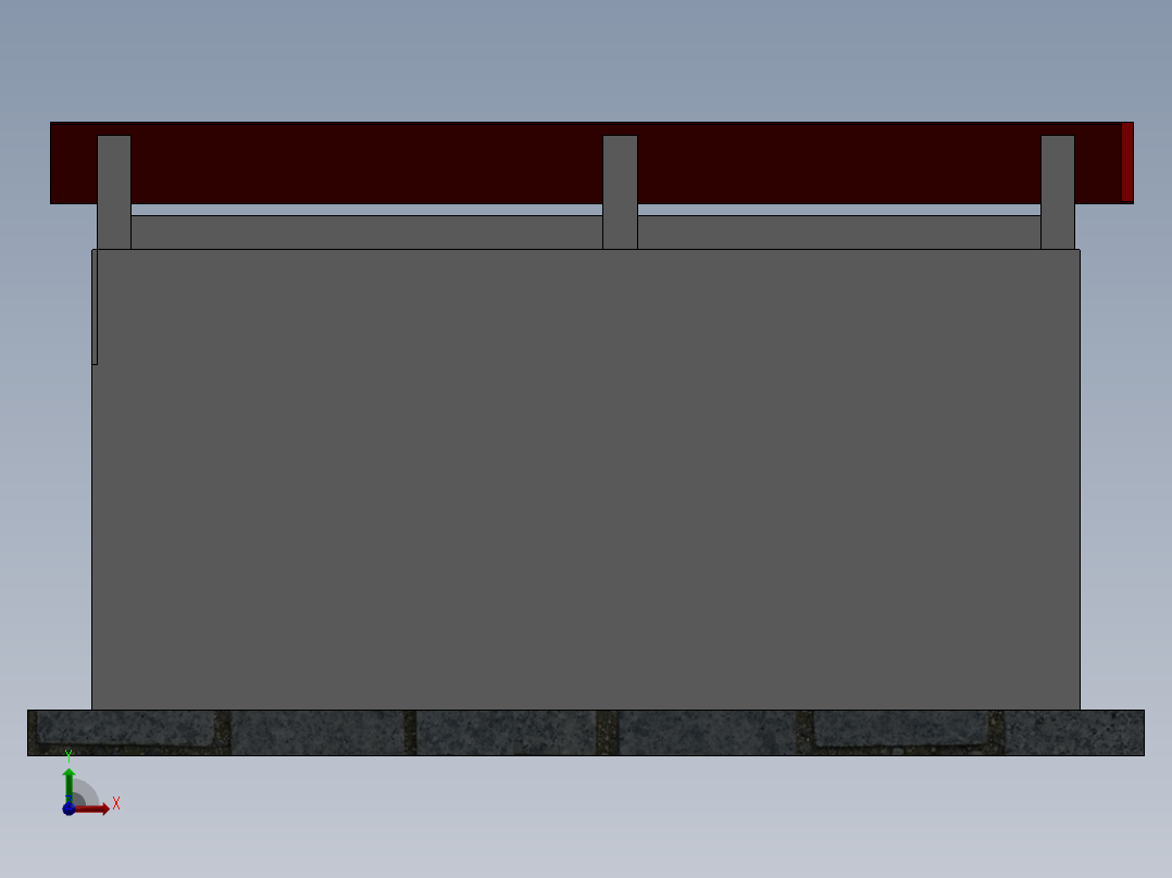A0003832-简易牛舍（零散养）前视图