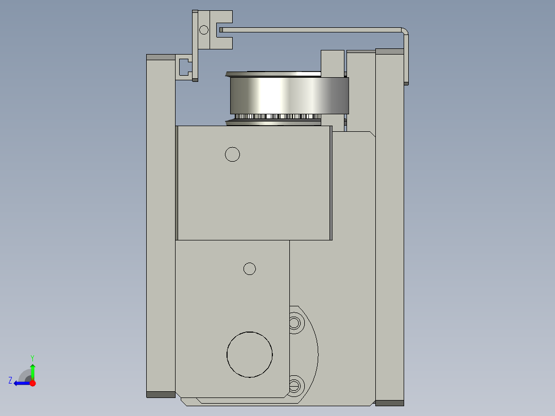 热成型丝印成型设备产线设计-吸头同步带移送机构-V1右视图