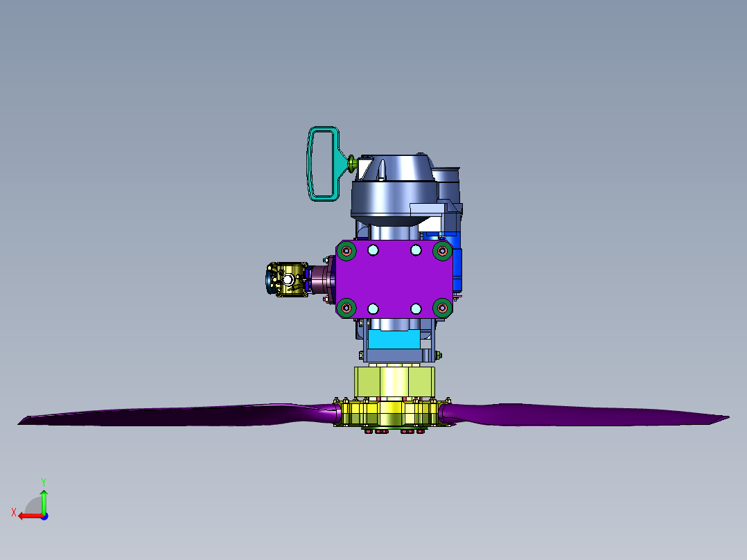 超级街车川崎发动机后视图