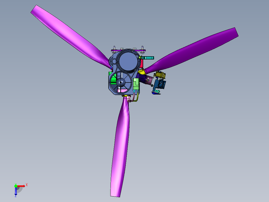 超级街车川崎发动机俯视图