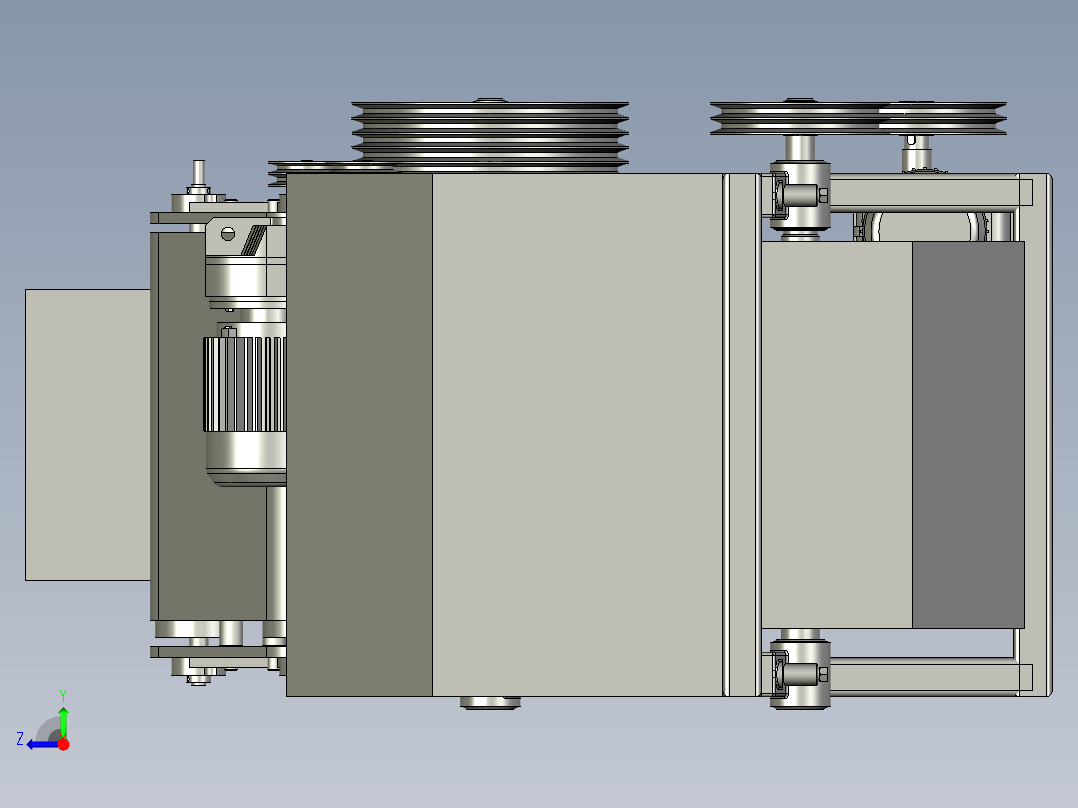 全自动竹筷加工机右视图