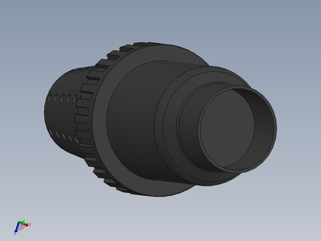 VALVE_DN100_PN10_U-PVC主视图