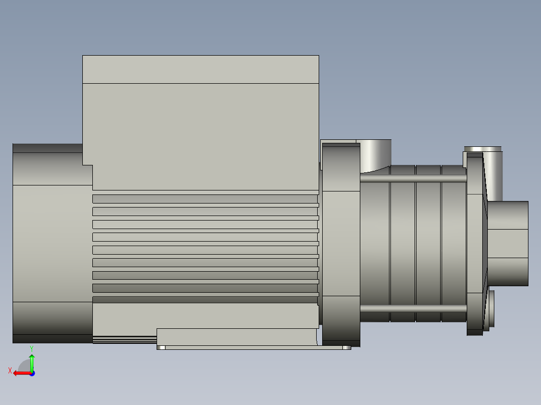 CHL2-20水泵1-1后视图