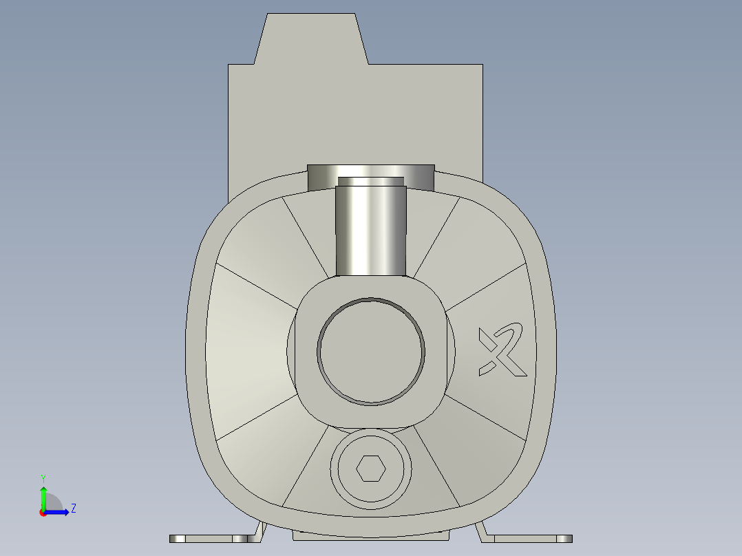 CHL2-20水泵1-1左视图