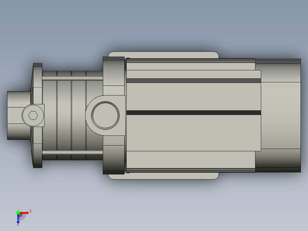 CHL2-20水泵1-1俯视图