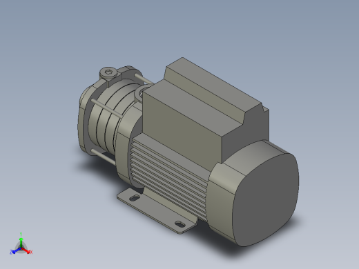 CHL2-20水泵1-1正等轴测缩略图