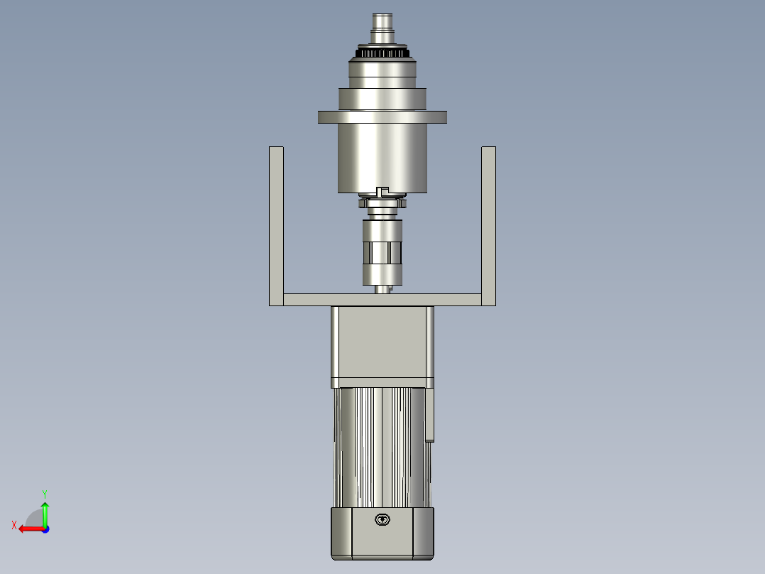 XMJ10101-02A旋转工装台总成后视图