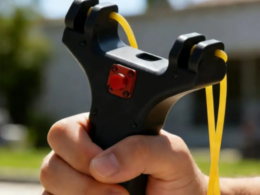 鹰钩自动弹弓（金属顶球版）缩略图