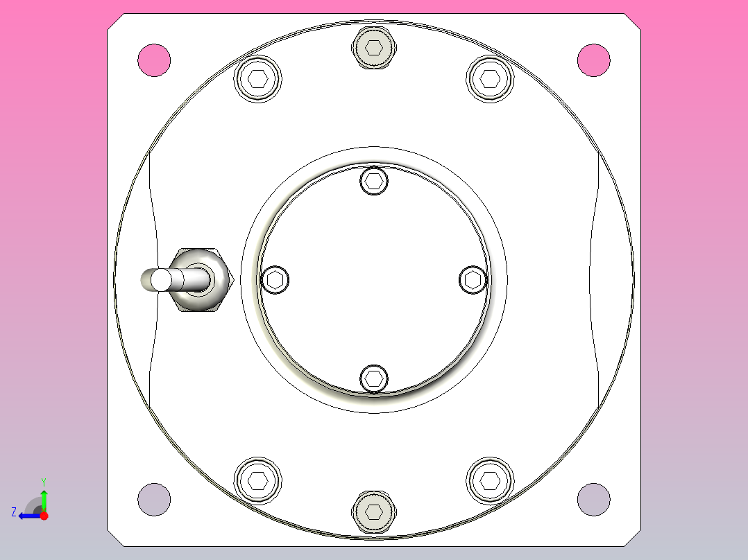ES339-ER40木工高精雕铣系列手动换刀电主轴[ES339-24-9.6KW-TMP-ER40]右视图