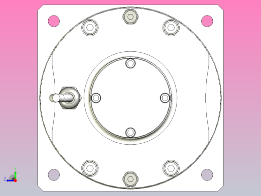 ES339-ER40木工高精雕铣系列手动换刀电主轴[ES339-24-9.6KW-TMP-ER40]右视缩略图