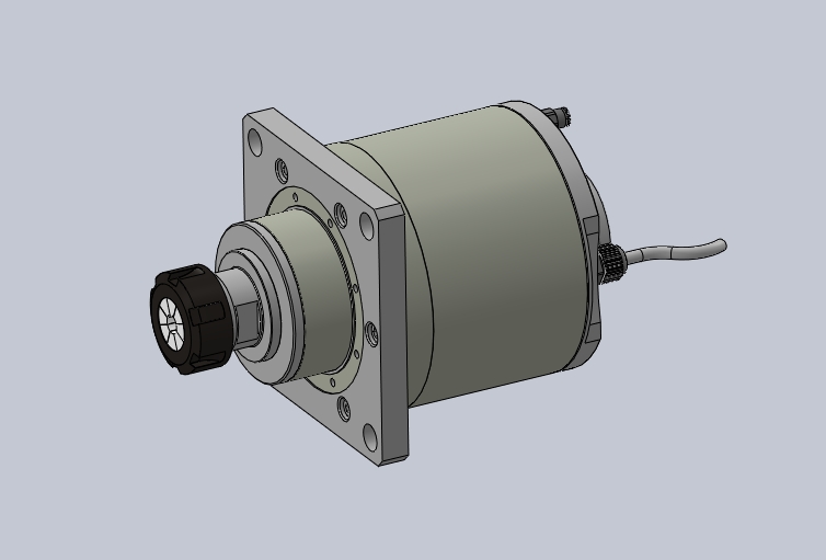 ES339-ER40木工高精雕铣系列手动换刀电主轴[ES339-24-9.6KW-TMP-ER40]