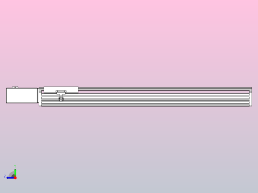 皮带直线轴半封闭可选导轨TPA-HNB-202D-140-L900-MR-C-P75-N3右视缩略图