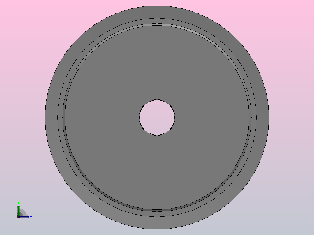 小凸缘型梯形齿同步带轮T10型_ST10DC-36-25-dc20-A左视图