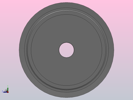 小凸缘型梯形齿同步带轮T10型_ST10DC-36-25-dc20-A右视缩略图