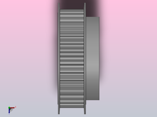 小凸缘型梯形齿同步带轮T10型_ST10DC-36-25-dc20-A俯视缩略图