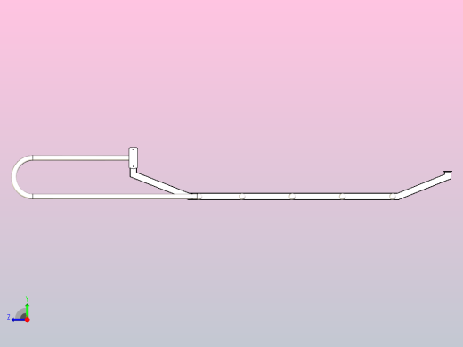 壁挂式阁楼梯子右视缩略图