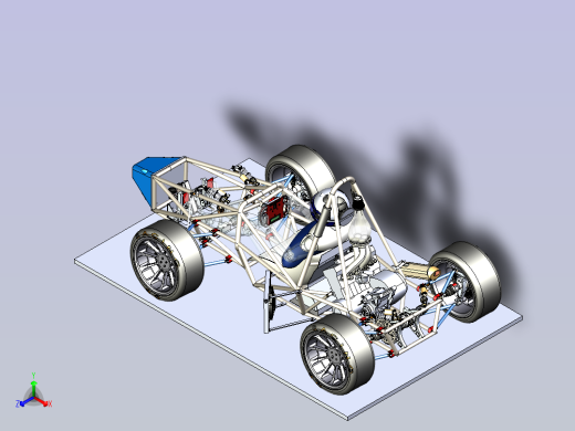 一款跑车3D模型图纸
