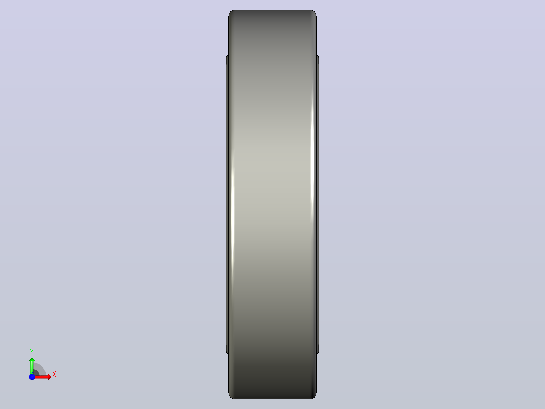SKF自调心球轴承ball_bearing_1318_k_0前视图